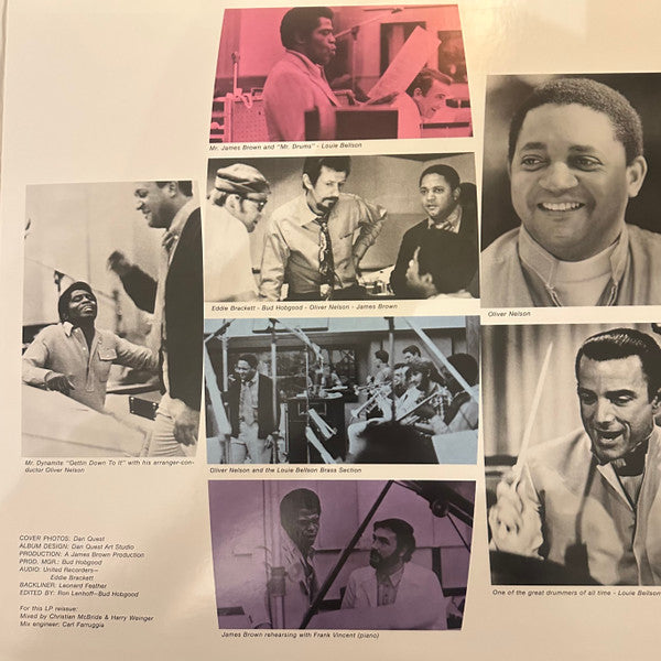 James Brown With Oliver Nelson Conducting Louie Bellson Orchestra : Soul On Top (LP, Album, RE, Gat)