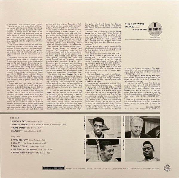 Mel Brown : Chicken Fat (LP, Album, RE, Gat)