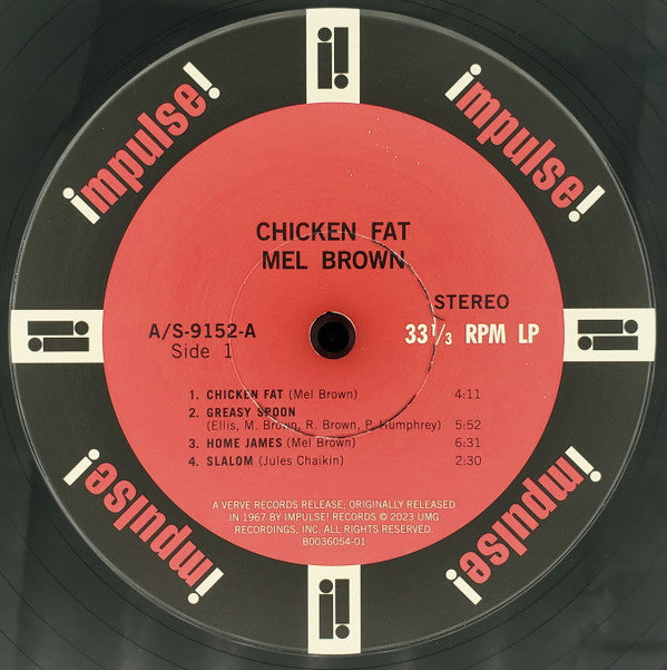 Mel Brown : Chicken Fat (LP, Album, RE, Gat)