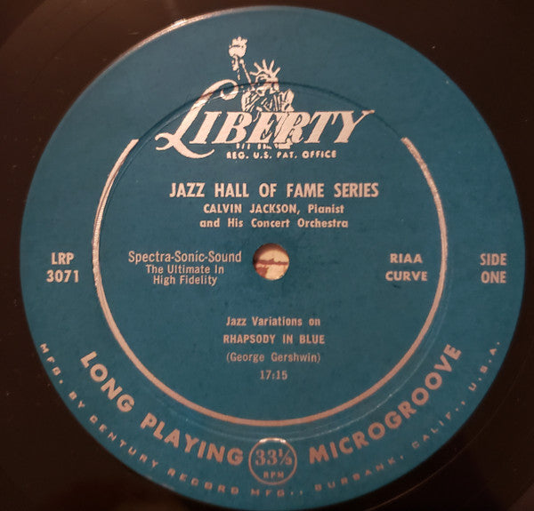 Calvin Jackson And His Orchestra : Jazz Variations On Gershwin's Rhapsody In Blue (LP)