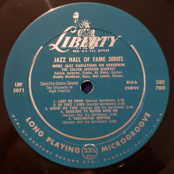 Calvin Jackson And His Orchestra : Jazz Variations On Gershwin's Rhapsody In Blue (LP)
