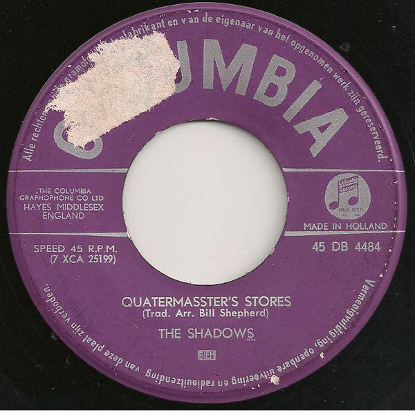 The Shadows : Apache (7", Single, Mono, Pur)
