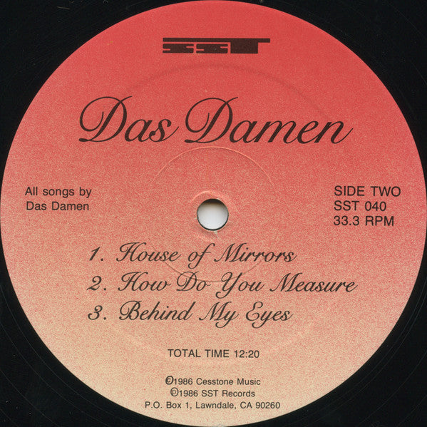 Das Damen : Das Damen (LP, RE)
