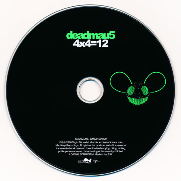 deadmau5 : 4x4=12 (CD, Album, Mixed, Opt)