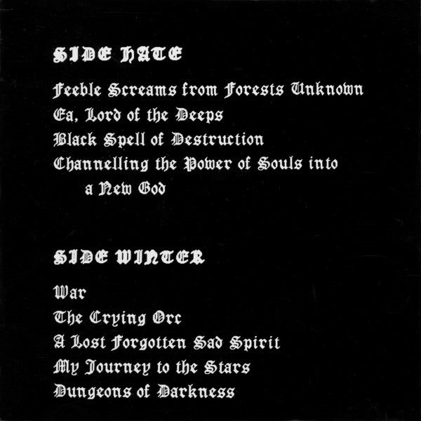 Burzum : Burzum (CD, Album, RP)