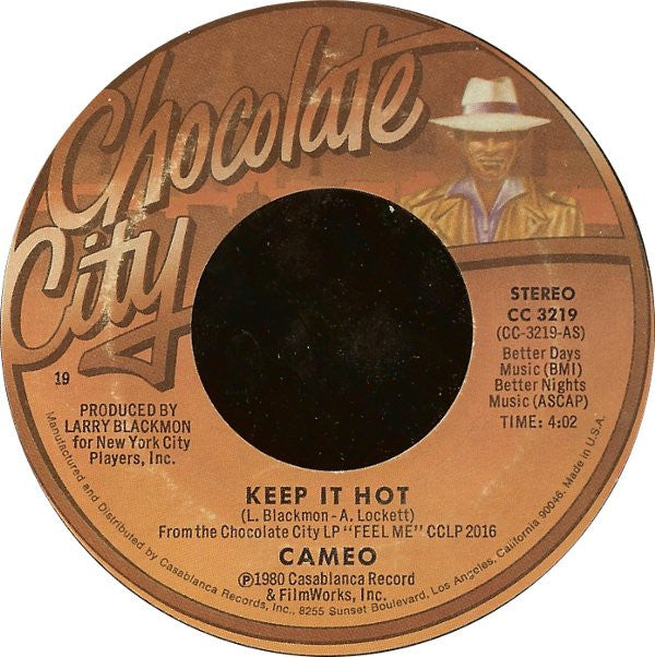 Cameo : Keep It Hot (7", Styrene)