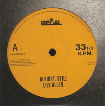 Lily Allen : Alright, Still (CD, Album, Promo)