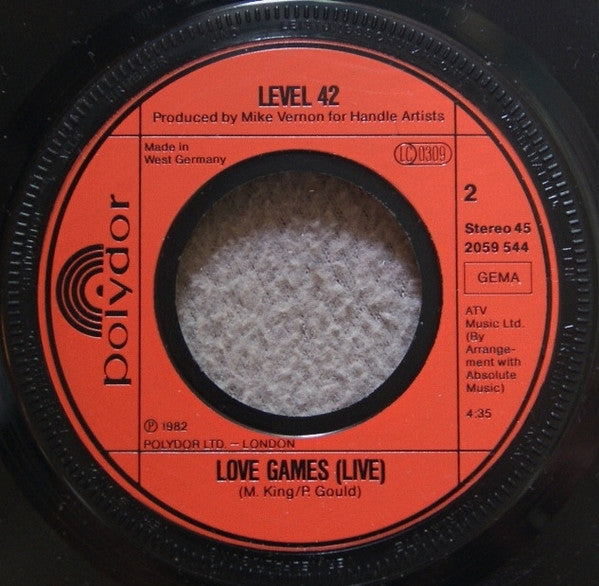 Level 42 : Weave Your Spell (7", Single)