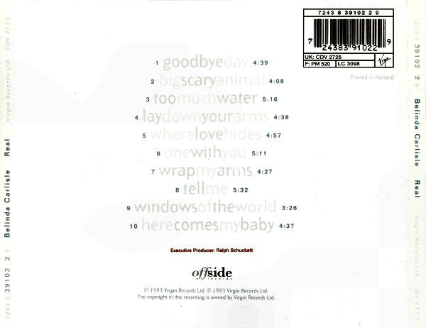 Belinda Carlisle : Real (CD, Album)