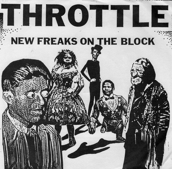 Throttle (2) : New Freaks On The Block (7", EP, Whi)