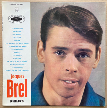 Jacques Brel : Enregistrement Public À L'Olympia (LP, Album, Mono)