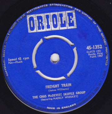 The Chas McDevitt Skiffle Group : Freight Train (7", Single)