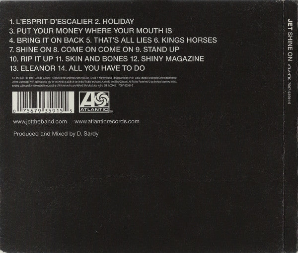 Jet (2) : Shine On (CD, Album, Dig)