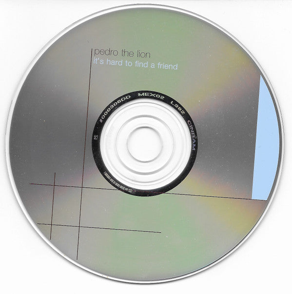 Pedro The Lion : It's Hard To Find A Friend (CD, Album, CIN)
