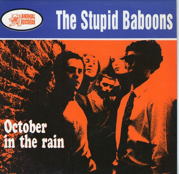 The Stupid Baboons : October In The Rain (7", Single)