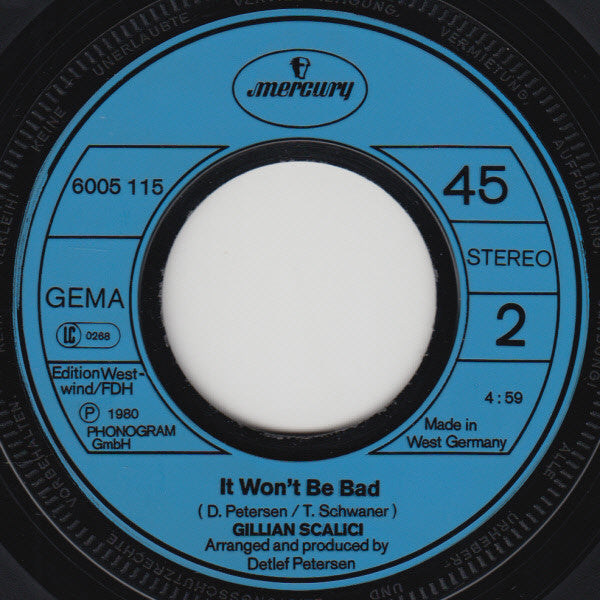 Gillian Scalici : Talk To You (7", Single)