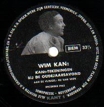 Wim Kan : KANt-Tekeningen Bij De Oudejaarsavond (Flexi, 7")
