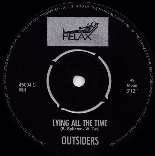 The Outsiders (5) : Thinking About Today (7", Single, Mono)