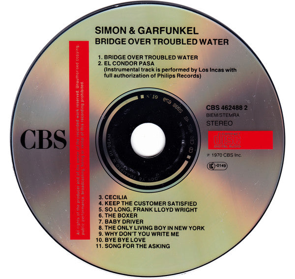 Simon & Garfunkel : Bridge Over Troubled Water (CD, Album, RE)