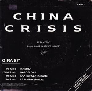China Crisis : June Bride (7", Single, Promo)