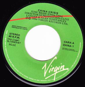 China Crisis : June Bride (7", Single, Promo)