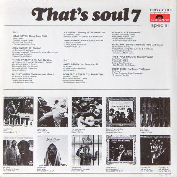 Various : That's Soul 7 (LP, Comp)