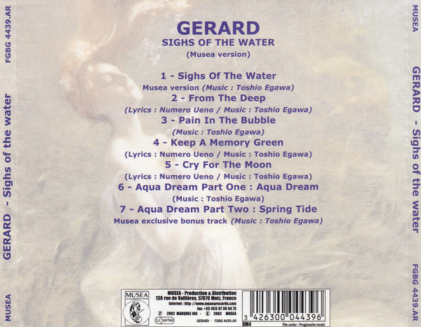 Gerard (8) : Sighs Of The Water (CD, Album)