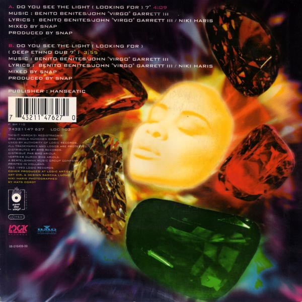 Snap! Feat. Niki Haris : Do You See The Light (Looking For) (7", Single)