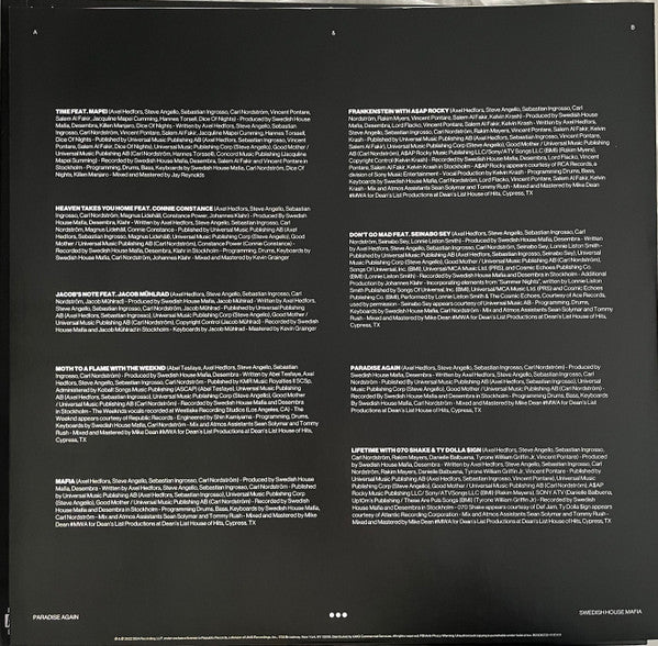 Swedish House Mafia : Paradise Again (2xLP, Album)
