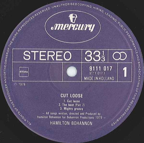 Bohannon* : Cut Loose (LP, Album)