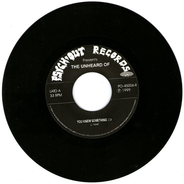 The Unheard Of : Metaphysical Carnival (2x7", Ltd)