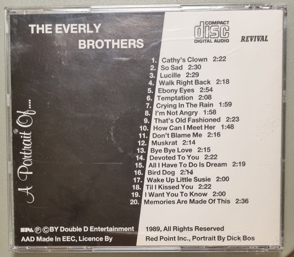 The Everly Brothers* : A Portrait Of The Everly Brothers (CD, Comp)