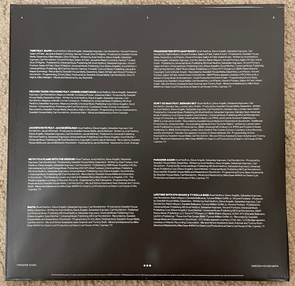 Swedish House Mafia : Paradise Again (2xLP, Album, Ltd, Whi)