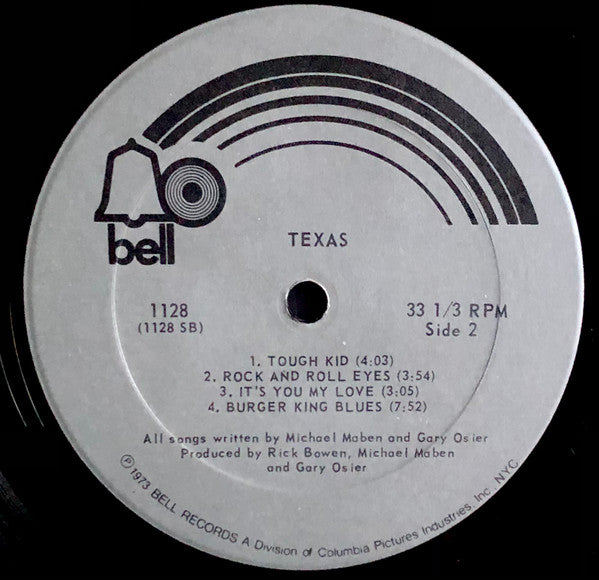 Texas (3) : Texas (LP, Album, PRC)