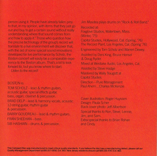 Boston : Boston (SACD, Album, RE)