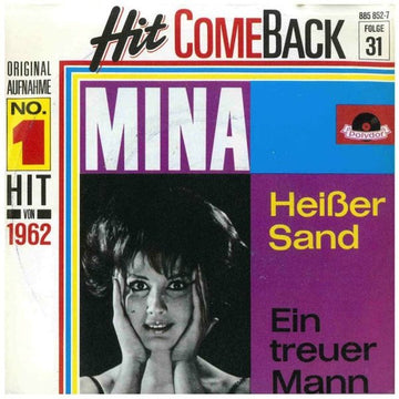 Mina (3) : Heißer Sand / Ein Treuer Mann (7", Single, RE)