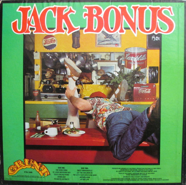 Jack Bonus : Jack Bonus (LP, Album, Ind)