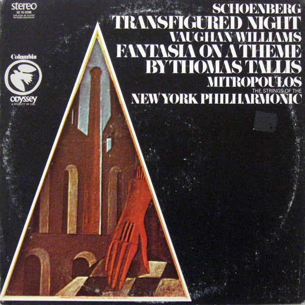 Arnold Schoenberg / Vaughan Williams* - Mitropoulos* / The Strings Of The New York Philharmonic : Transfigured Night / Fantasia On A Theme By Thomas Tallis (LP, RE)