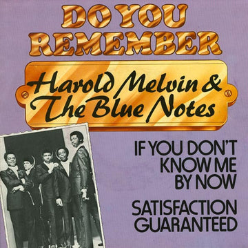 Harold Melvin And The Blue Notes : If You Don't Know Me By Now (7")