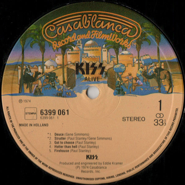 Kiss : Alive! (2xLP, Album, RE, Gat)