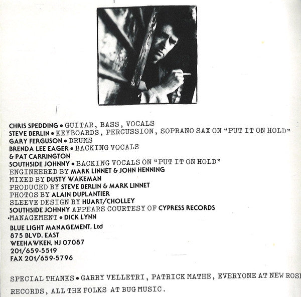 Chris Spedding : Cafe Days (CD, Album)