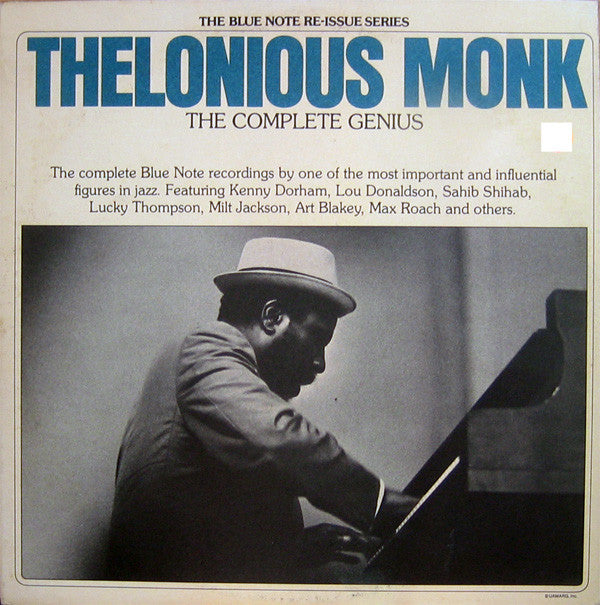 Thelonious Monk : The Complete Genius (2xLP, Comp, Mono)