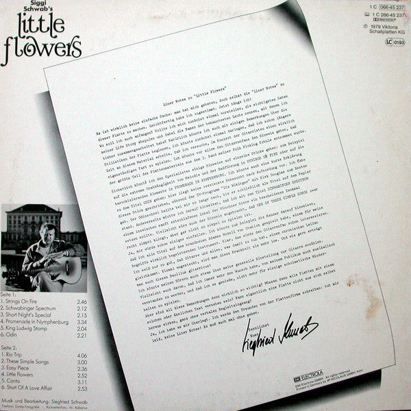 Siegfried Schwab : Siggi Schwab's Little Flowers (LP, Album)