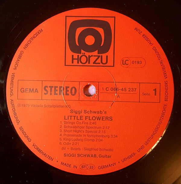 Siegfried Schwab : Siggi Schwab's Little Flowers (LP, Album)