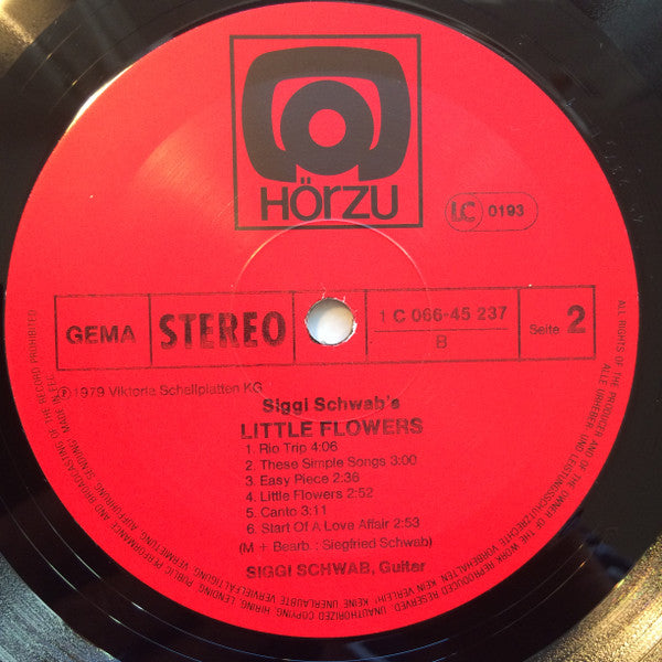 Siegfried Schwab : Siggi Schwab's Little Flowers (LP, Album)