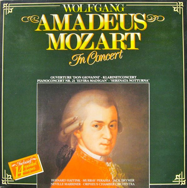 Wolfgang Amadeus Mozart : Mozart In Concert (LP, Comp, Gat)