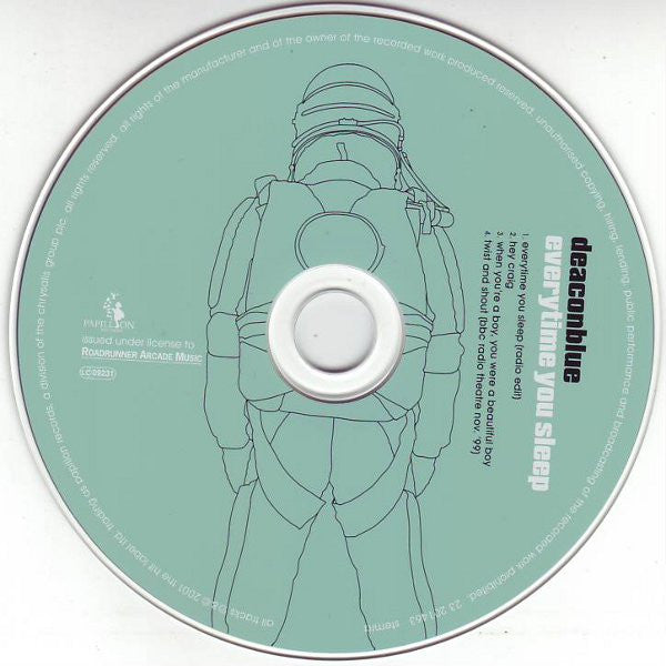 Deacon Blue : Everytime You Sleep (CD, Single)