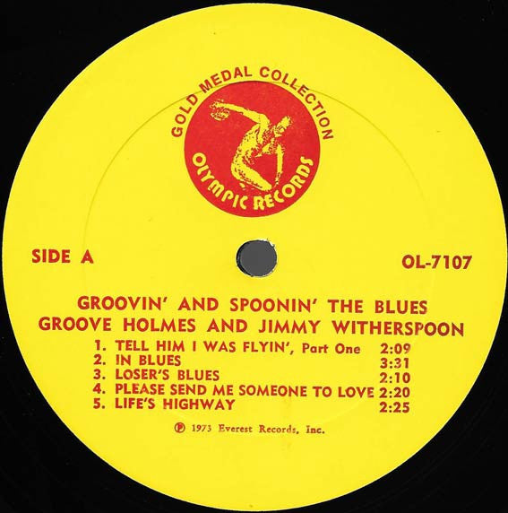 Richard "Groove" Holmes & Jimmy Witherspoon : Groovin' And Spoonin' (LP, Comp)