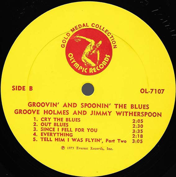 Richard "Groove" Holmes & Jimmy Witherspoon : Groovin' And Spoonin' (LP, Comp)