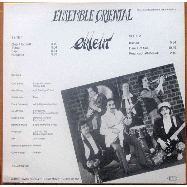 Ensemble Oriental : Orient (LP)